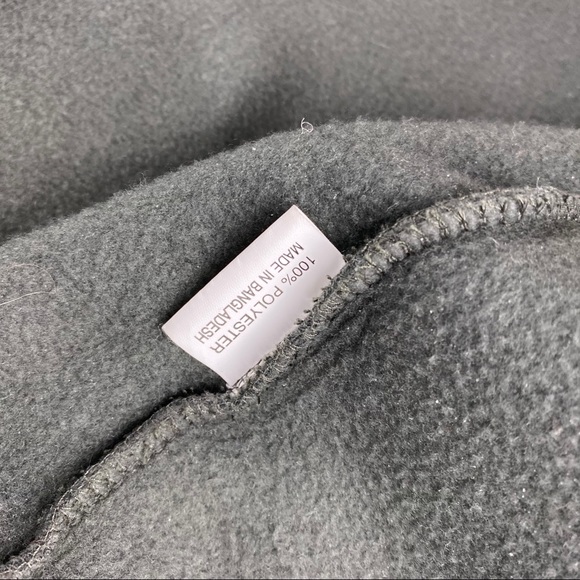 VTG 90s Nike Fleece Full Zip Jacket Swoosh XL Gray - Picture 9 of 13